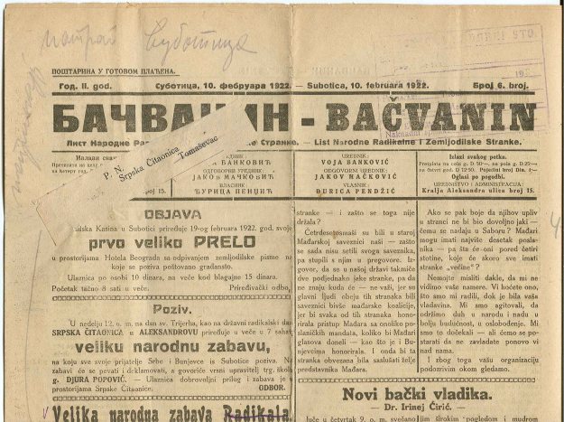 Bacvanin 10 2 1922